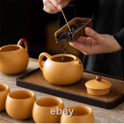 Complete Tea Set Handmade Real Yixing Zisha Clay Tea Pot Cup Tea Filter Fair Cup
