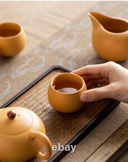 Complete Tea Set Handmade Real Yixing Zisha Clay Tea Pot Cup Tea Filter Fair Cup