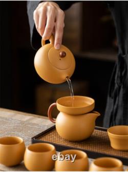 Complete Tea Set Handmade Real Yixing Zisha Clay Tea Pot Cup Tea Filter Fair Cup