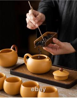 Complete Tea Set Handmade Real Yixing Zisha Clay Tea Pot Cup Tea Filter Fair Cup