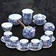 Complete Tea Set Handpainted Tea Pot Matching Cup Gaiwan Tureen Pitcher Caddy