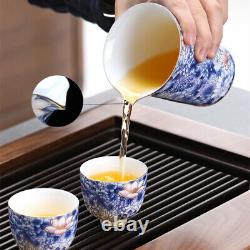Complete Tea Set Handpainted Tea Pot Matching Cup Gaiwan Tureen Pitcher Caddy