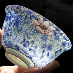 Complete Tea Set Handpainted Tea Pot Matching Cup Gaiwan Tureen Pitcher Caddy