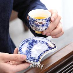 Complete Tea Set Handpainted Tea Pot Matching Cup Gaiwan Tureen Pitcher Caddy