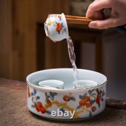 Complete tea set chinese boutique porcelain tea pot gaiwan matching tea cup new