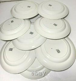 Copeland Spode England 24pc Church Countryside Teapot Cups Plates Creamer Sugar