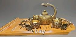 Copper/Brass Chinese Tea Set