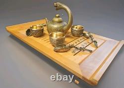Copper/Brass Chinese Tea Set