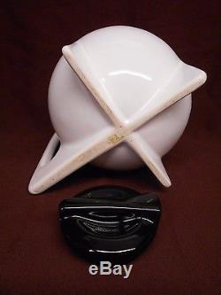 Cowan Teapot Mug Cup Set White Black Ceramic Bauhaus Style MCM