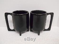 Cowan Teapot Mug Cup Set White Black Ceramic Bauhaus Style MCM