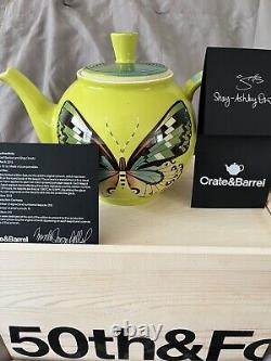 Crate And Barrel 50th Anniversary Tea Pot Limited Edition