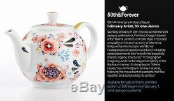 Crate&Barrel 50th Anniversary Teapot LIMITED EDITION-Yellena James- #180 of 200