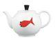 Crate & Barrel 50th Anniversary Teapot September Limited Edition Goldfish