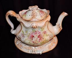 Crown Devon X543 Teapot Stand Sugar Creamer Royal Devon Blush Tea Set S F Co