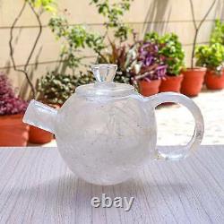 Crystal Quartz Gemstone Kettle Vintage Teapot Set Tableware Kitchenware Gift