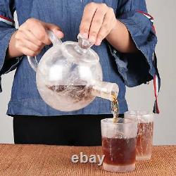 Crystal Quartz Gemstone Kettle Vintage Teapot Set Tableware Kitchenware Gift