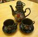 Disney Alice In Wonderland Mad Hatter Vintage Tea Pot, Lid Cup, 2 Cups, 2 Saucer