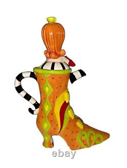 DOLLY MAMA'S Rare & Unusual Fun Tea Pot & Teacup Joey LLE Artist