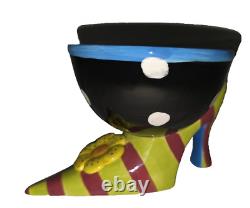 DOLLY MAMA'S Rare & Unusual Fun Tea Pot & Teacup Joey LLE Artist