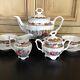 Depos Porcelain T. Limoges Tea For Two Set Tea Pot Cabbage Roses Cottagecore