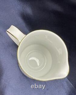 Discontinued Noritake 6610 Duetto Hostess Set- Teapot/Creamer/Sugar Dish Mint