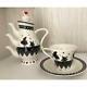 Disney Alice In Wonderland Tea Set Tea Pot Cups Used From Japan