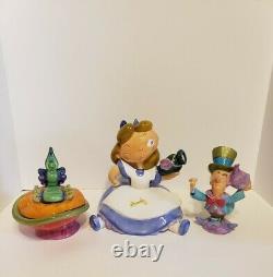 Disney Alice in Wonderland Tea Set, With Teapot Sugar & Creamer