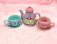 Disney Alice In Wonderland Tokyo Resort Teacup Saucer Tea Pot Set New Rare