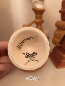 Disney Beauty And The Beast 10th Anniversary Tea Set Mrs Potts Teapot Chip Cup