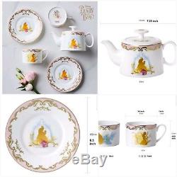 Disney Beauty and the Beast Tea Set 6pcs Special Edition Fine China teapot set