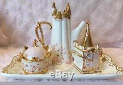 Disney CINDERELLA Royal Dreams Tea Set Serving/Cookie Tray- Teapot-Sugar&Creamer