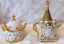 Disney CINDERELLA Royal Dreams Tea Set Serving/Cookie Tray- Teapot-Sugar&Creamer