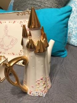 Disney Cinderella Tea Set Royal Dreams RETIRED Teapot Tray Sugar Creamer