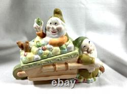 Disney Direct Snow White & 7 Dwarfs Tea Pot Set Creamer Sugar Bowl Retired