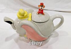 Disney Dumbo Tea Set Complete Rare Cute Box Cups Tea Pot Sugar Creamer Vintage