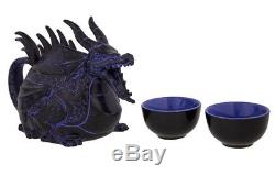 Disney Parks Maleficent Dragon Teapot & Cups Set New with Box