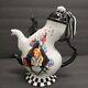 Disney Parks Rare Limited Edition 3 Spout Alice In Wonderland Teapot Mad Hatter