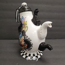 Disney Parks Rare Limited Edition 3 Spout Alice In Wonderland Teapot Mad Hatter