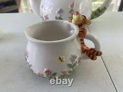 Disney Simply Pooh Tea Pot, Sugar Bowl & Creamer Set Winnie, Piglet & Tigger