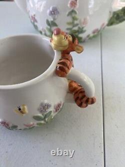 Disney Simply Pooh Tea Pot, Sugar Bowl & Creamer Set Winnie, Piglet & Tigger