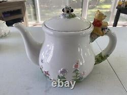 Disney Simply Pooh Tea Pot, Sugar Bowl & Creamer Set Winnie, Piglet & Tigger