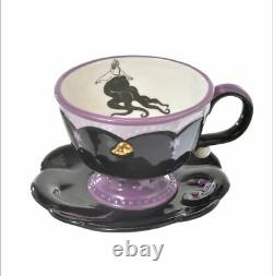 Disney Store Ursula Tea Pot Tea Cup Saucer Set The Little Mermaid 2021 JP NEW