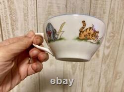 Disney Winnie the Pooh Teapot Tea cup Saucer Set No Box Shipped From Japan