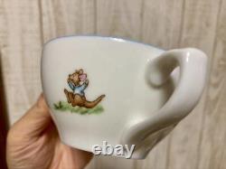 Disney Winnie the Pooh Teapot Tea cup Saucer Set No Box Shipped From Japan