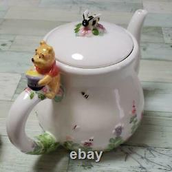 Disney Winnie the Pooh tea pot set (extra large pot) 1L rare No BOX 88