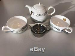 Dolce & Gabbana, Fashion Devotion Tea Set, white, 2 cups, 1 teapot