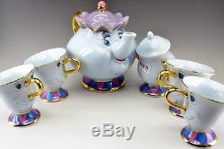EMS Tokyo Disney limited Beauty and the Beast Mrs Potts pot and Chip Tea cup set