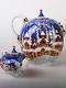 Exclusive Russian Imperial Lomonosov Porcelain Set Two Teapots Winter Tale Gold