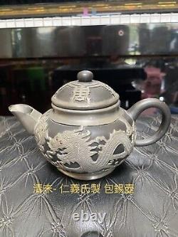 Early 20th Century Of Antique Teapot Set- 3 pieces