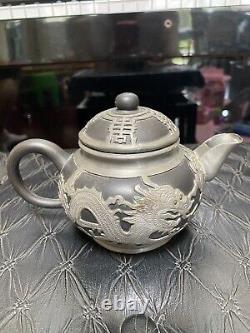 Early 20th Century Of Antique Teapot Set- 3 pieces